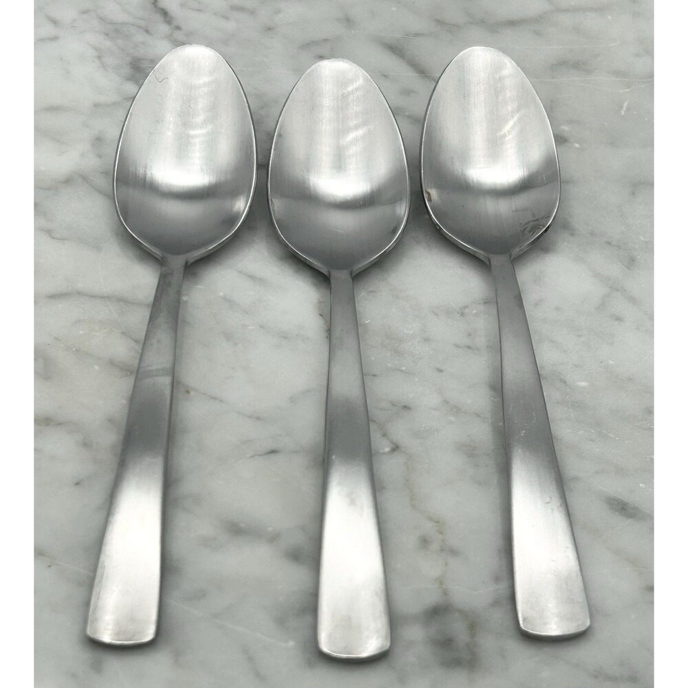 Set of 3 Oneida Aptitude Stainless Steel Teaspoons